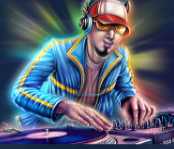 Символ игрового автомата Party Night Диджей