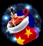 Символ игрового автомата Brutal Santa Рождественский носок