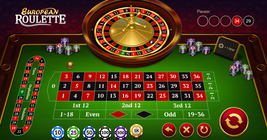 Изображение автомата European Roulette 
