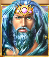 Символ игрового автомата Almighty Reels Realm Of Poseidon Посейдон