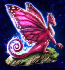 Символ игрового автомата Fairy Queen Розовый дракон